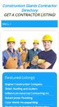 Mobile Screenshot of constructiongiants.com